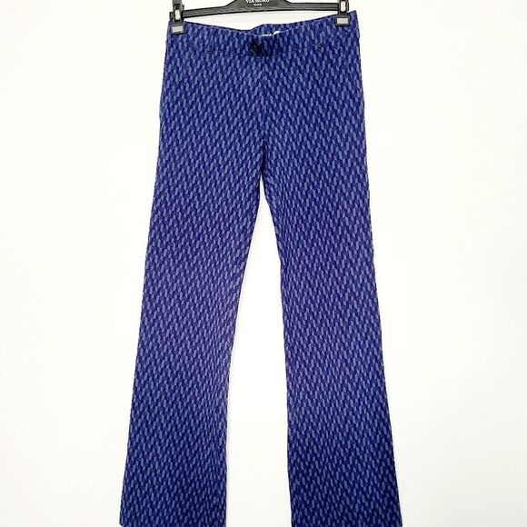 Betabrand Blue Chevron Pant - Picture 1 of 5